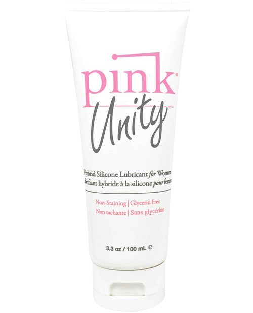 Shop for the Pink Unity Hybrid Silicone Based Lubricant - 3.3 oz Tube at My Ruby Lips