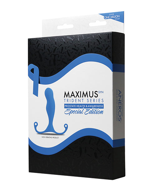 Aneros Maximus Syn Trident Blue Prostate Stimulator - Support Prostate Health 💙