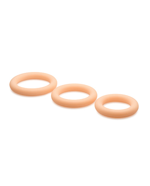Shop for the Curve Toys Jock Silicone Cock Ring Set of 3 - Light at My Ruby Lips