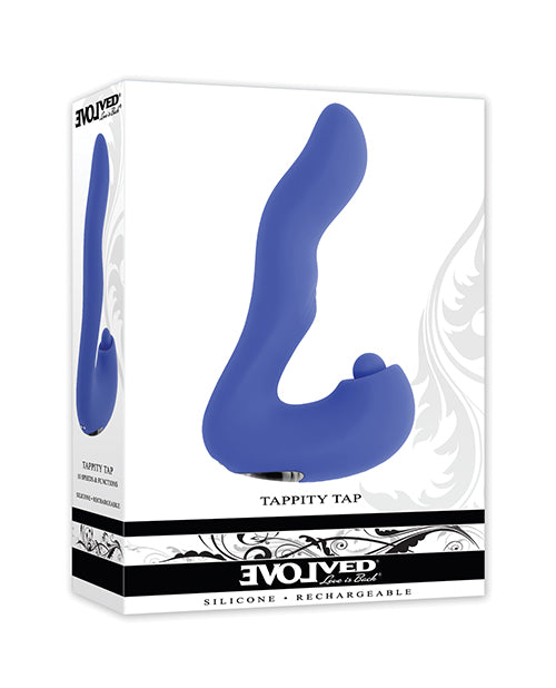 Shop for the Evolved Tappity Tap Vibrator - Blue at My Ruby Lips