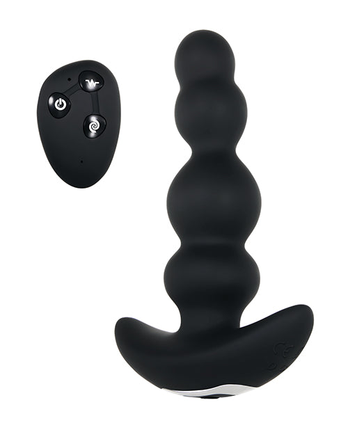 Evolved Bump N' Groove Vibrating Butt Plug - Black: Ultimate Dual Stimulation Pleasure