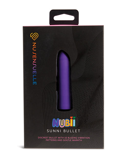 Shop for the Nu Sensuelle Sunni Nubii Warming Bullet at My Ruby Lips