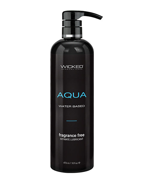 Shop for the Wicked Sensual Care Aqua Waterbased Lubricant - 16 oz Fragrance Free at My Ruby Lips