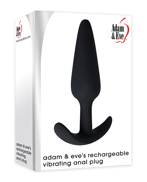 Shop for the Adam & Eve 9-Function Rechargeable Vibrating Anal Plug - Black at My Ruby Lips