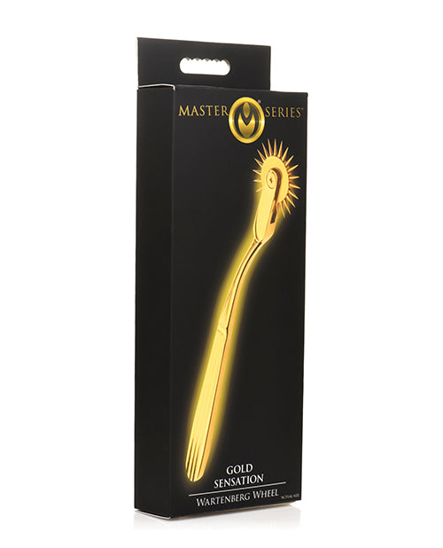 Shop for the Master Series Gold Sensation Wartenberg Wheel - Luxurious Sensory Thrills at My Ruby Lips