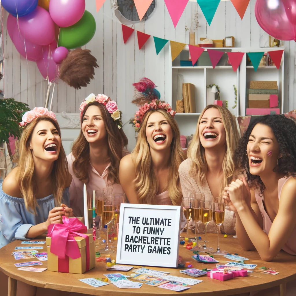 This is the The Ultimate Guide to Funny Bachelorette Party Games image.