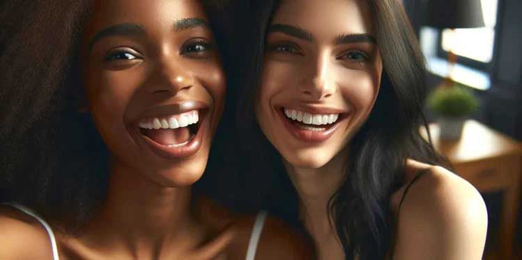 Joyful Women, Vibrant Smiles - Diverse Feminine Charm