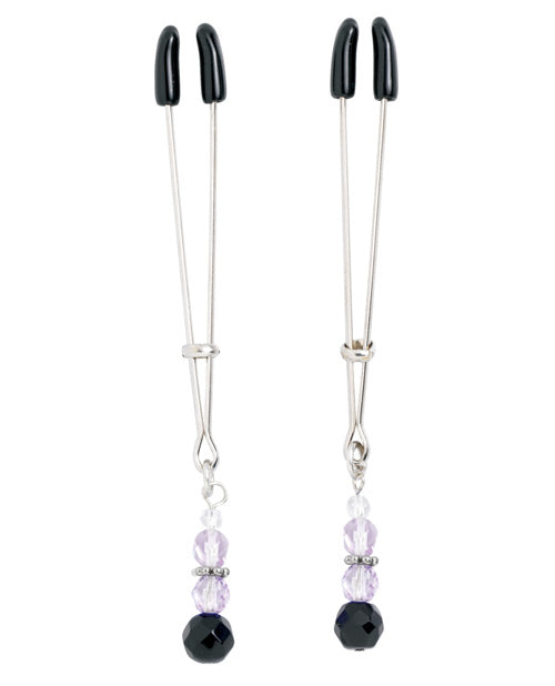 Crystal Beaded Adjustable Nipple Clamps 🌟 Product Image.