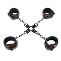 WhipSmart Heartbreaker Deluxe Hogtie Kit - Black/Red