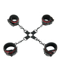 WhipSmart Heartbreaker Deluxe Hogtie Kit - Black/Red: The Ultimate Introduction to BDSM