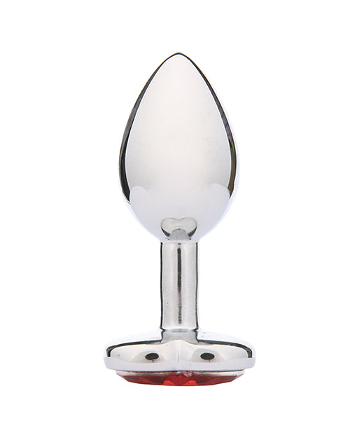 Plug Anal Whipsmart Heartbreaker Rojo Cristal - Elegancia y Comodidad de Lujo Product Image.