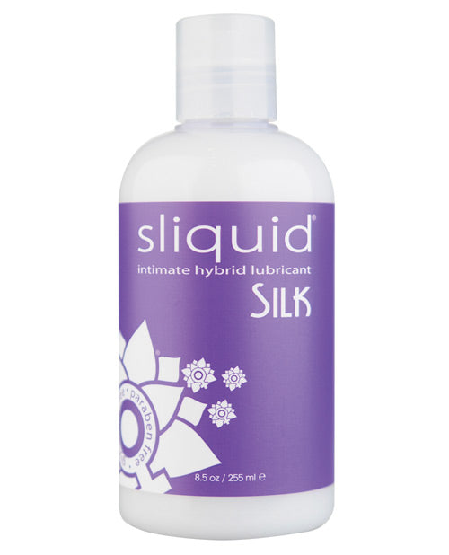 Sliquid Silk Hybrid Lube Glycerine & Paraben Free Product Image.