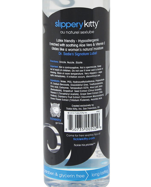 Sadie's Signature Slippery Kitty - Au Natural：高級女性安全潤滑油 Product Image.