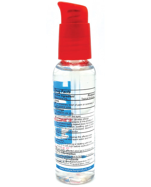 Lubricante y desensibilizador anal extra Anal Glide - Botella con dosificador de 2 oz Product Image.