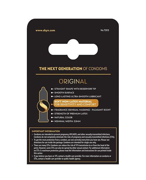 SKYN Non-Latex Condoms: Ultimate Sensitivity & Comfort Product Image.