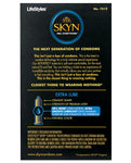 Preservativos extralubricados SKYN - Paquete de 12