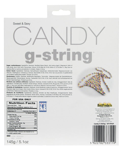 Edible Candy G-String: Sweet & Sexy Delight