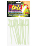 Bachelorette Party Pecker Sipping Straws - Pack Of 10