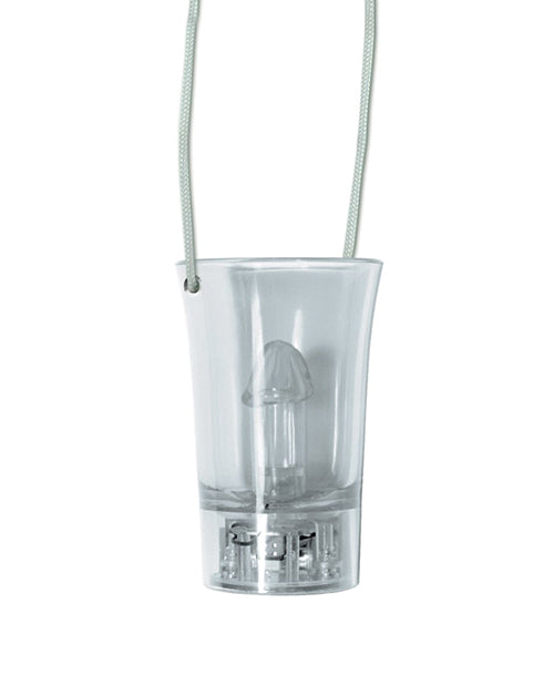 "Vaso de chupito iluminado Pecker Party" Product Image.