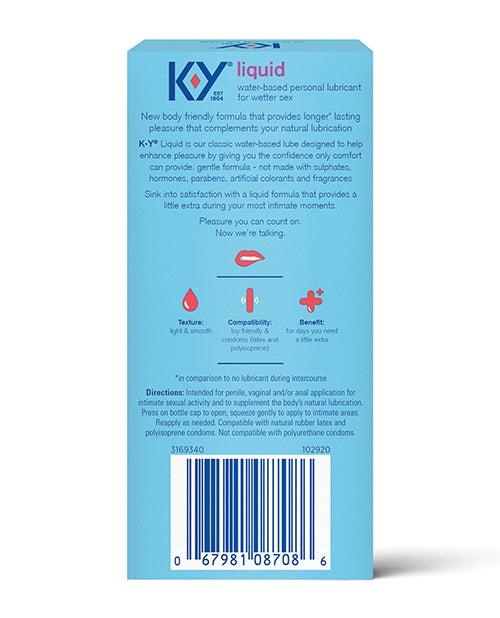 K-Y Natural Feeling Liquid - Pure Pleasure Product Image.