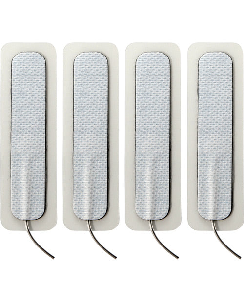 Almohadillas eléctricas autoadhesivas rectangulares ElectraStim - Paquete de 4 Product Image.