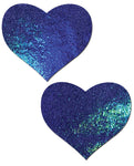Blue Spectrum Heart-Shaped Nipple Covers