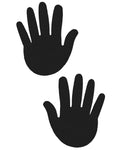 Cubrepezones Basic Hands Negro