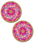 Donut rosa con chispas para pezones
