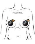 Pastease Premium Disco Bom - Black O/S Nipple Pasties