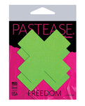 Neon Orange Black Light Reactive Nipple Covers by Pastease Basic Plus X