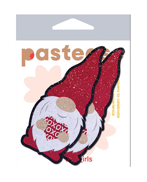 Valentine Sweetheart Garden Gnome Nipple Covers by Pastease Product Image.