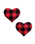 Pastease Premium Holiday Hearts - Plaid O/S