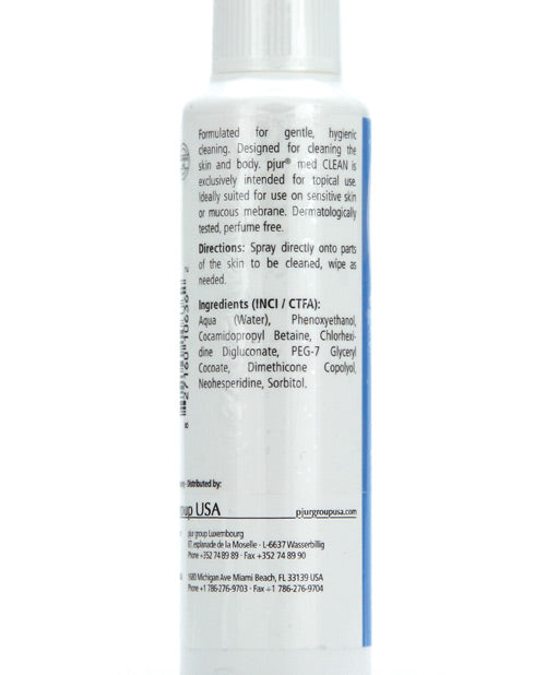Pjur Med Clean Spray - Higiene suave esencial Product Image.