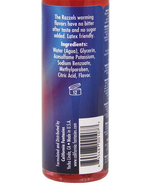 California Fantasies Razzels Warming Cherry Lubricant Product Image.