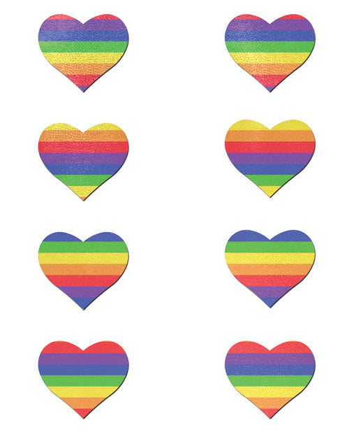 Pastease Premium Mini Rainbow Heart - Pack of 8 Product Image.