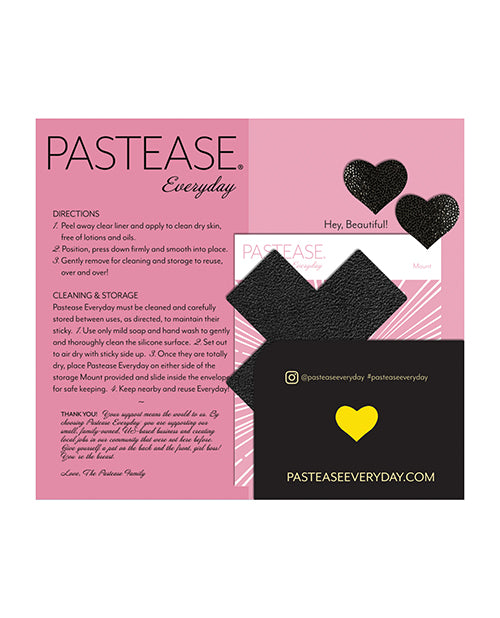 Pastease 可重複使用的豪華麂皮十字架 - 黑色 O/S Product Image.