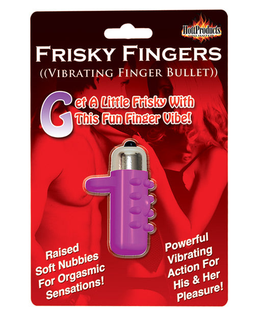 Frisky Fingers Potenciador de dedos de silicona: placer intenso en la yema del dedo Product Image.