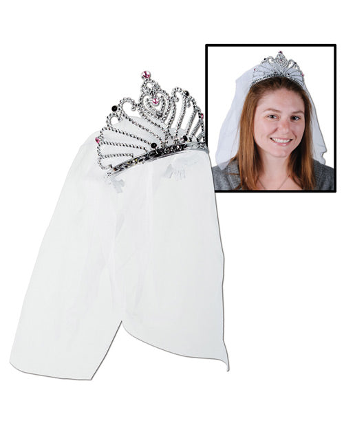 Bride to be Tiara & Veil - featured product image.