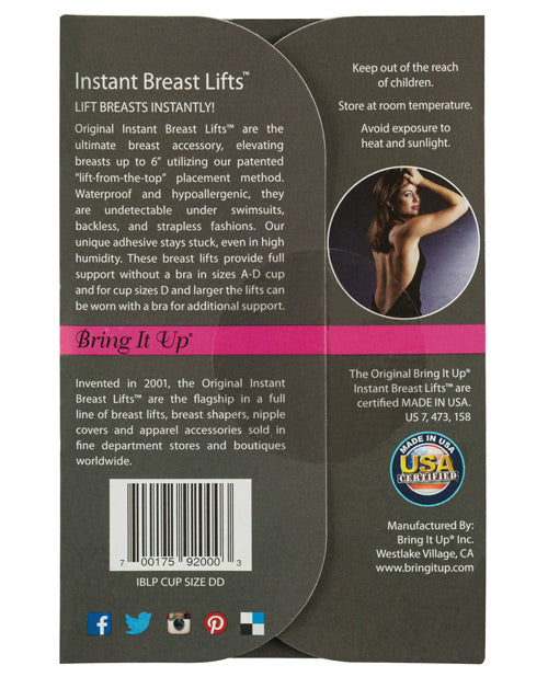 Bring it Up Original Breast Lifts: Full Support Without a Bra Product Image.