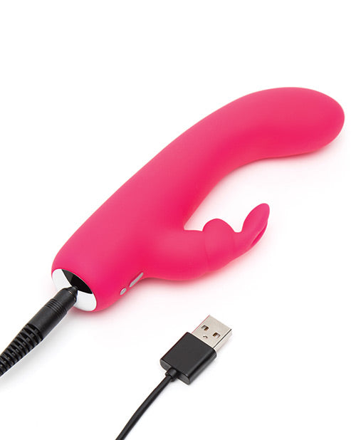 Happy Rabbit Mini Rabbit Rechargeable - Pink: Petite, Powerful, Travel-Friendly Product Image.