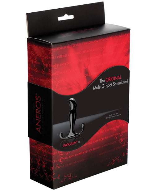 Aneros Progasm Jr. Estimulador de próstata - Negro - Capacidad de respuesta mejorada, estimulación enfocada, diseño superior Product Image.