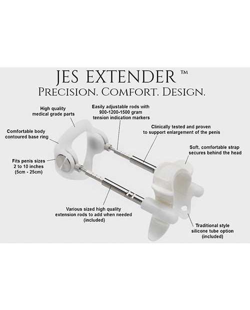 Jes Extender Titanium: Medically Approved Penis Enlarger Kit Product Image.