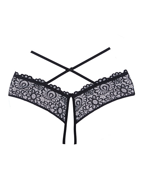 Adore Crayzee Open Panty: aumento de confianza sensual 🖤 Product Image.