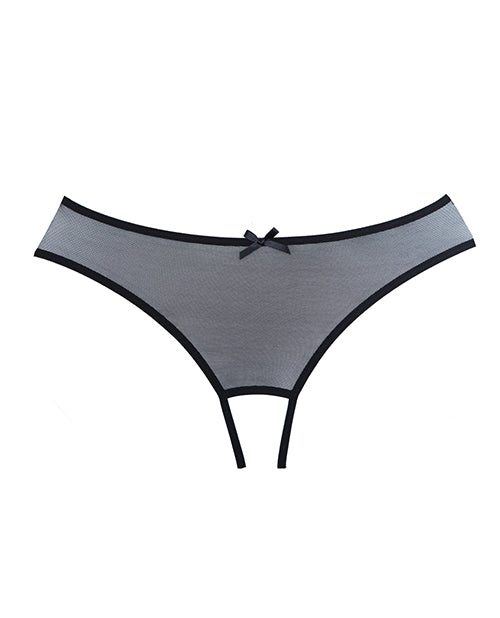 Adore Wild Nite Mesh Open Back Panty - Seductive & Comfortable O/S Product Image.