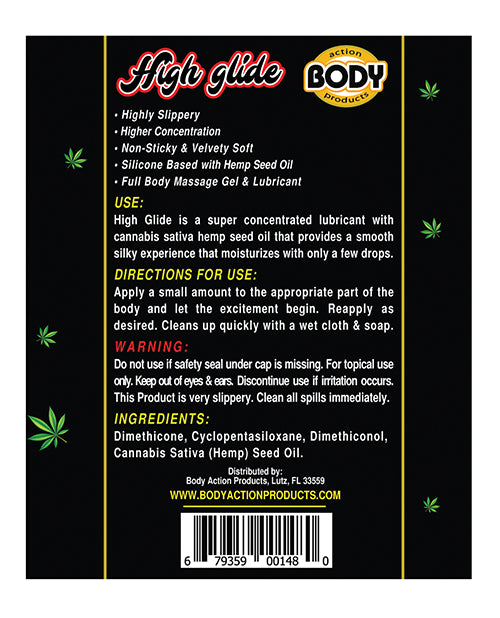 High Glide Long-Lasting Erotic Lubricant Product Image.