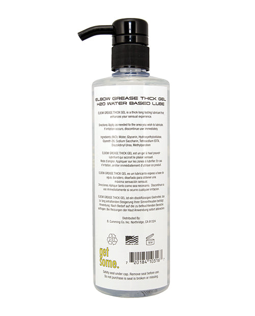 Elbow Grease H2O Thick Gel - Ultimate Comfort & Pleasure Product Image.