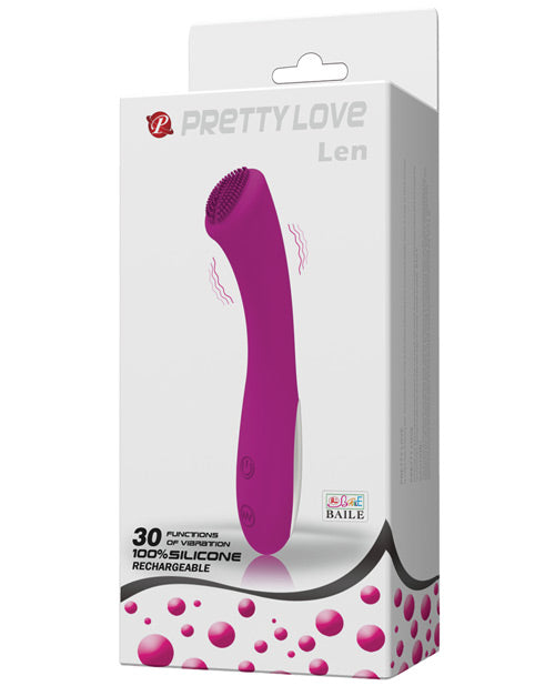 Pretty Love Len Rechargeable Wand 30 Function - Purple - featured product image.