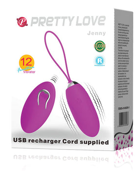 Pretty Love Jenny Remote Control Bullet - Fuchsia - Featured Product Image
