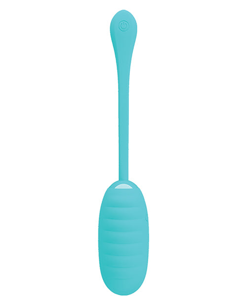 Pretty Love Kirk Remote Control Vibrating Egg - Turquoise Product Image.