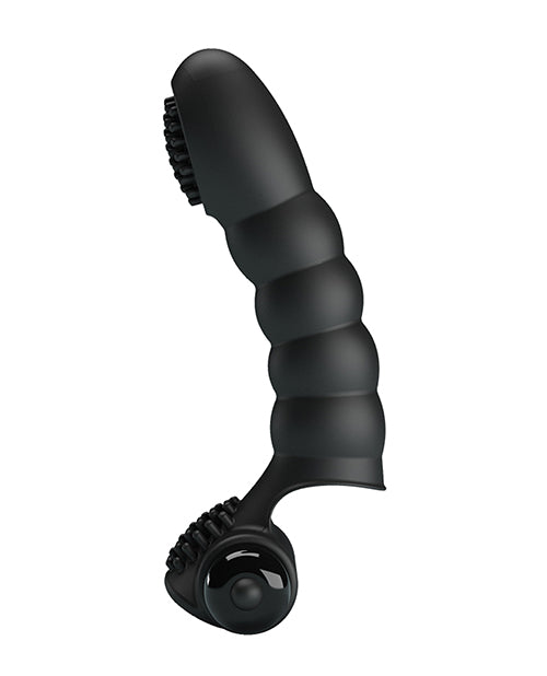 Vibrador para dedo Alexander de Pretty Love - Negro elegante Product Image.